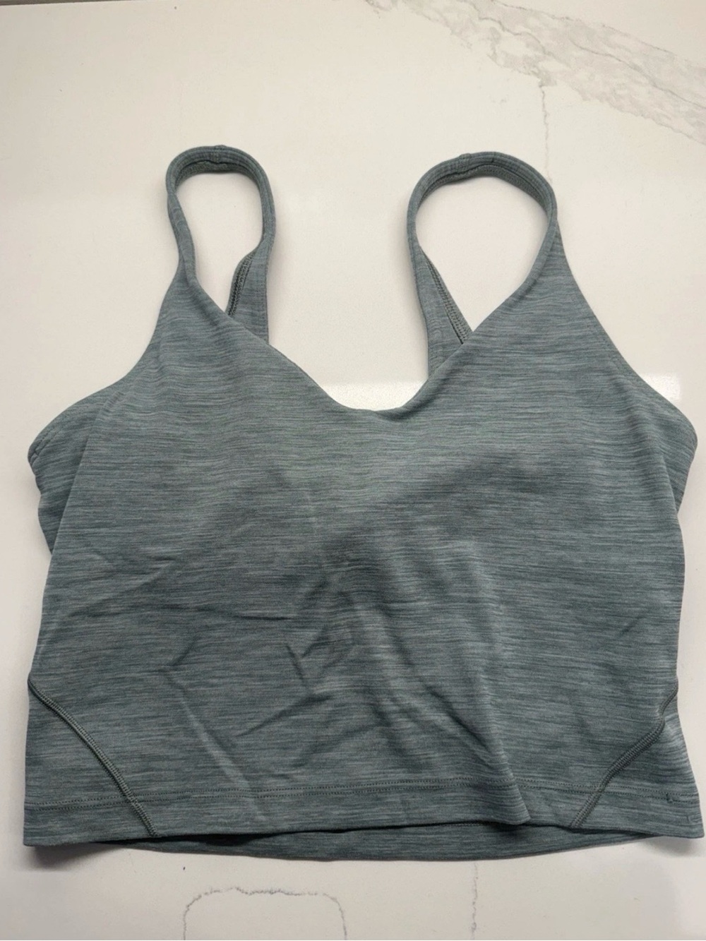 Lululemon Women's Heathered Slate Align Tank Size 8